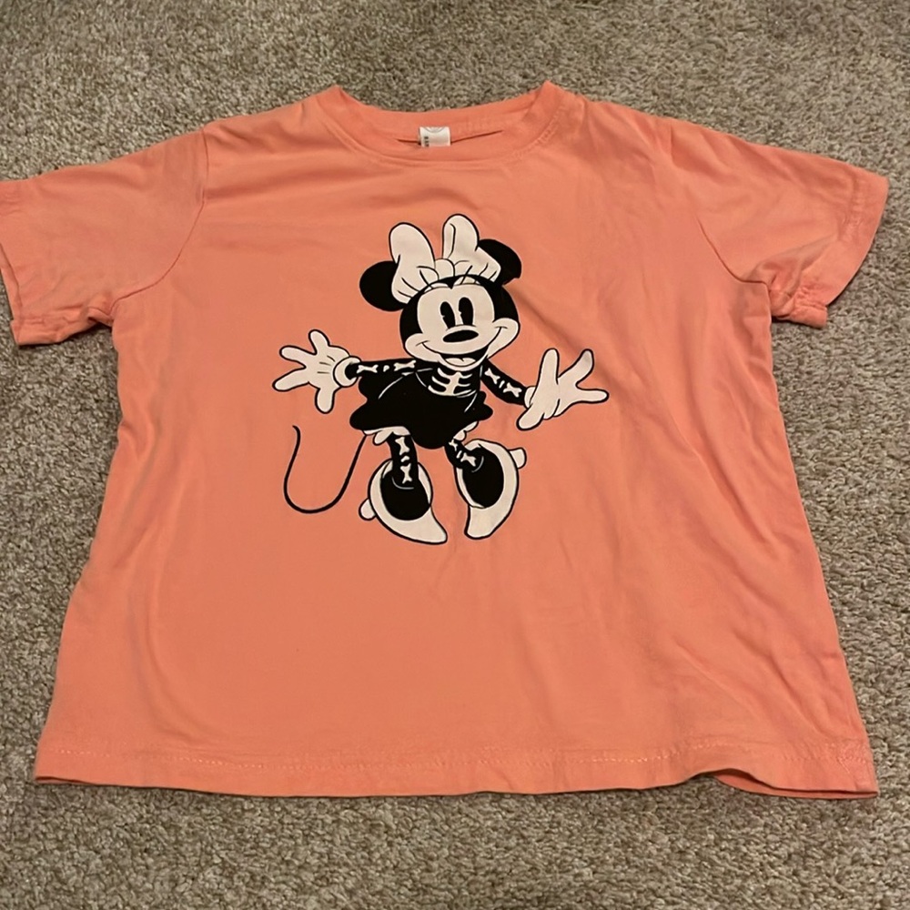 Minnie Mouse Skeleton Tee from June and Grey boutique brand